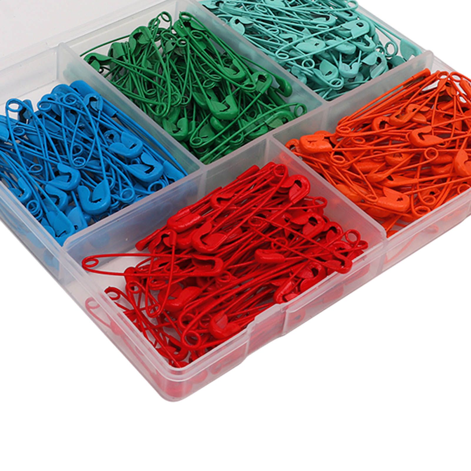 Safety Pins Steel Wire Safe Sturdy Colorful Combination Tag Pin for DIY view 15