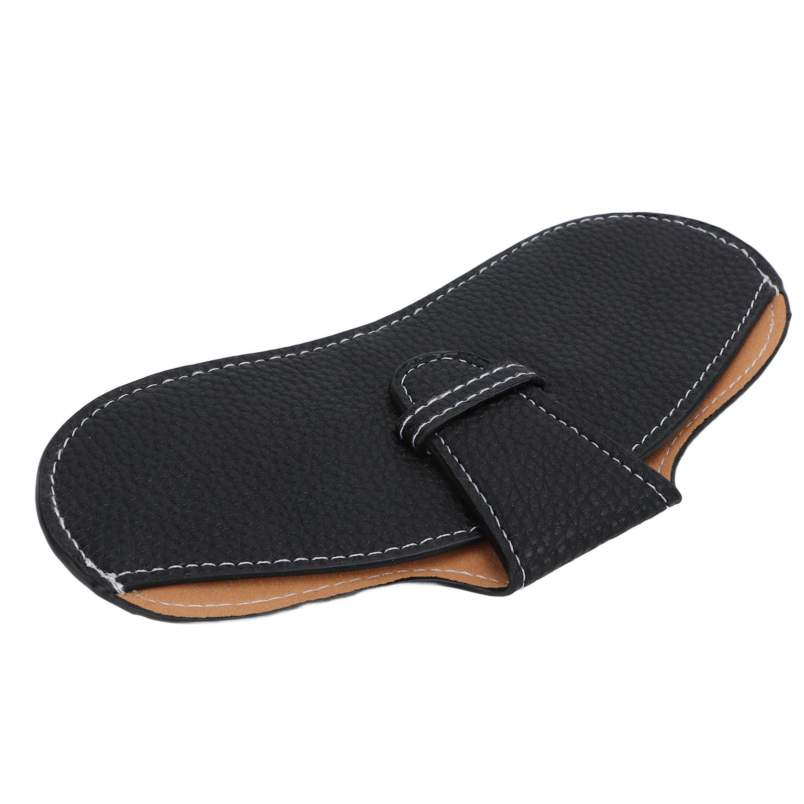 Leather Sunglasses Case Portable PU Leather Eyeglass Case Leather Wear view 3