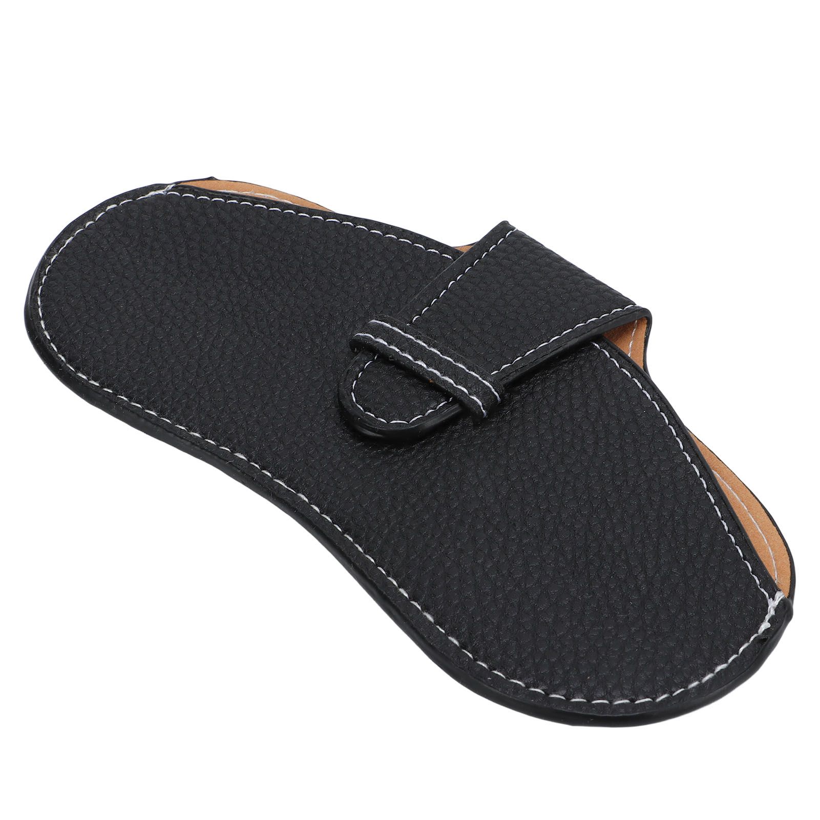Leather Sunglasses Case Portable PU Leather Eyeglass Case Leather Wear view 5