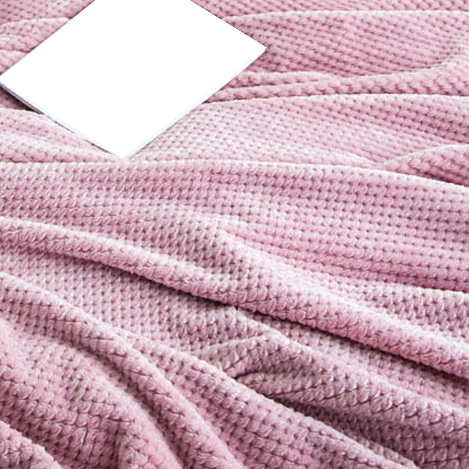 Cooling Blanket Milk Fleece Lattice Jacquard Blanket Summer Cold Single Nap view 5