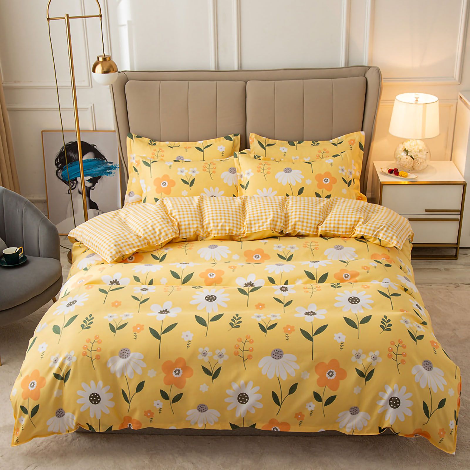 Skin Friendly Quilt Cover Thickened Polyester Soft Brushed Duvet Cover Quilt