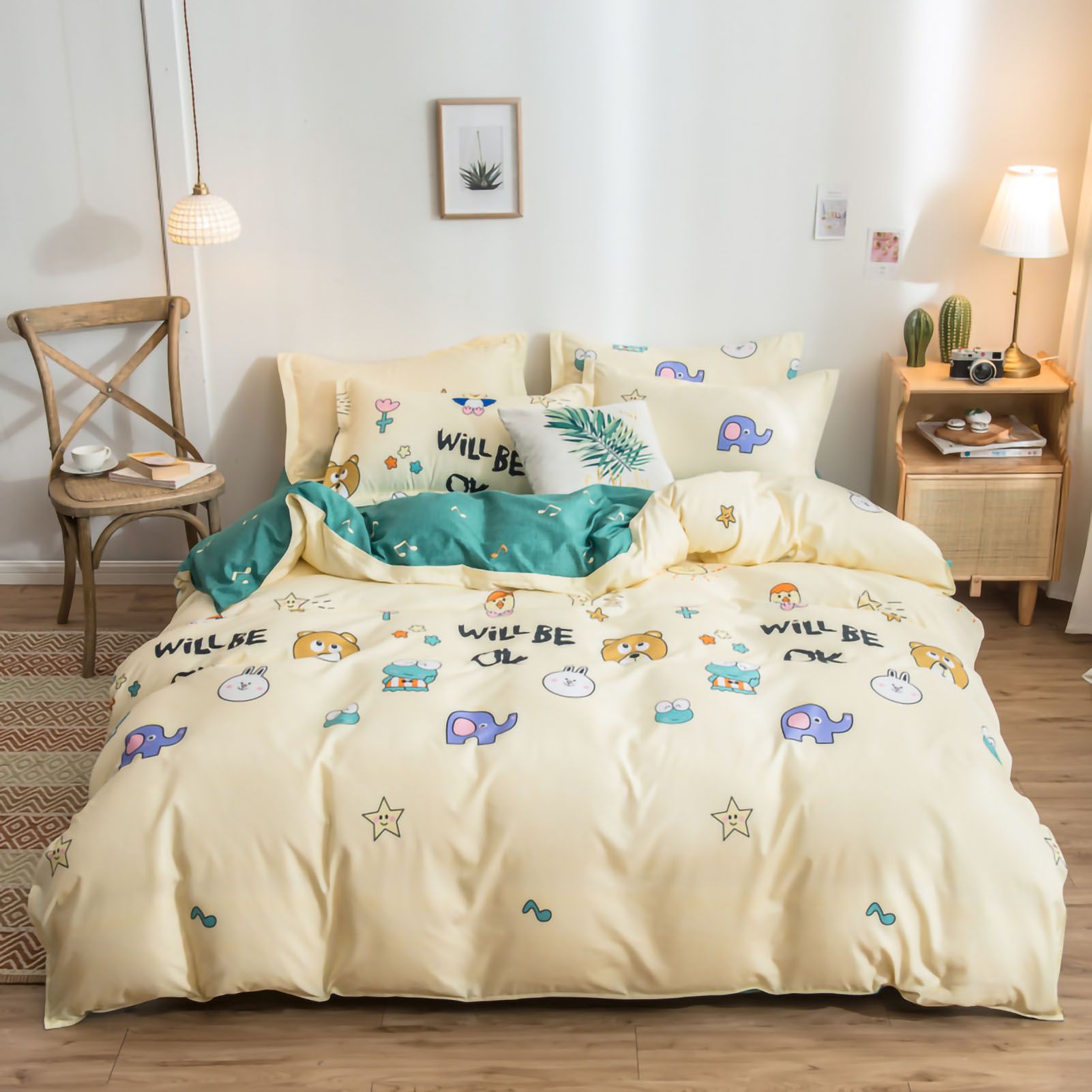 Skin Friendly Quilt Cover Thickened Polyester Soft Brushed Duvet Cover Quilt