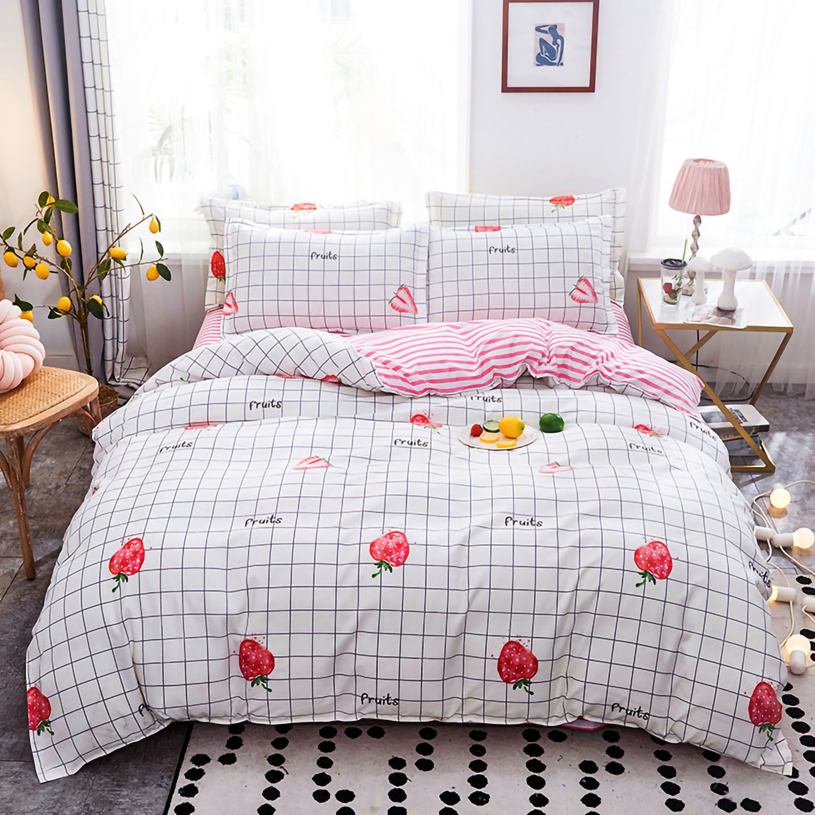 Skin Friendly Quilt Cover Thickened Polyester Soft Brushed Duvet Cover Quilt