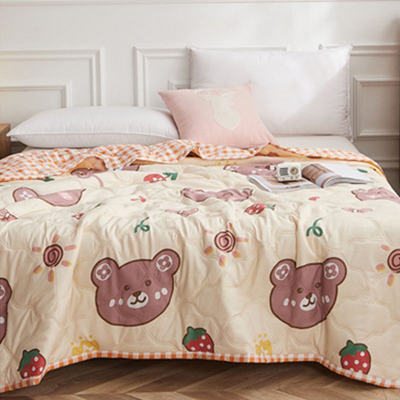Summer Blanket Polyester Fiber Washable Skin Friendly Summer Quilt Thin view 3