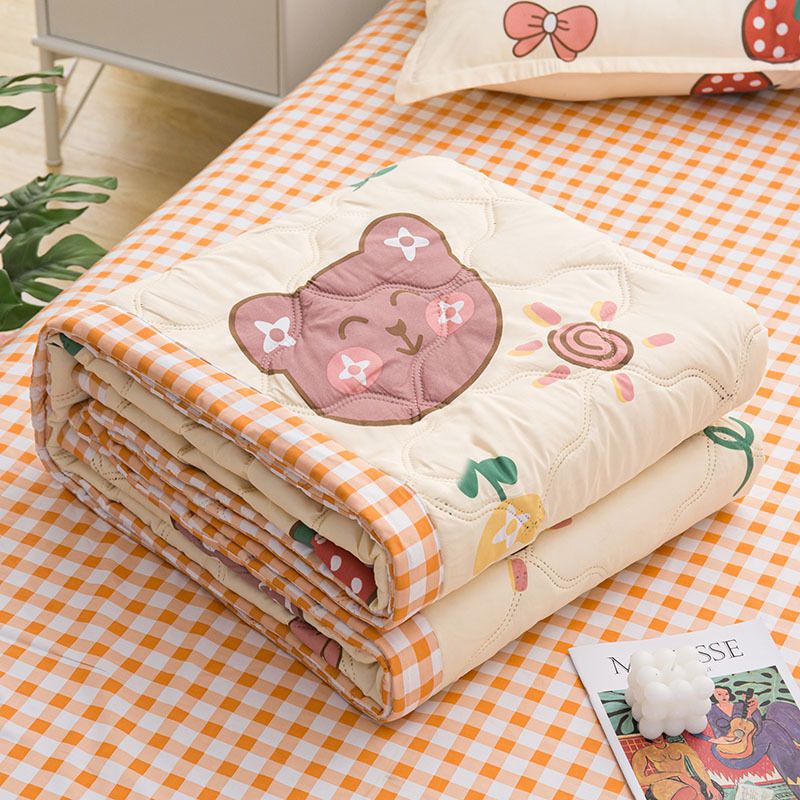 Summer Blanket Polyester Fiber Washable Skin Friendly Summer Quilt Thin view 4