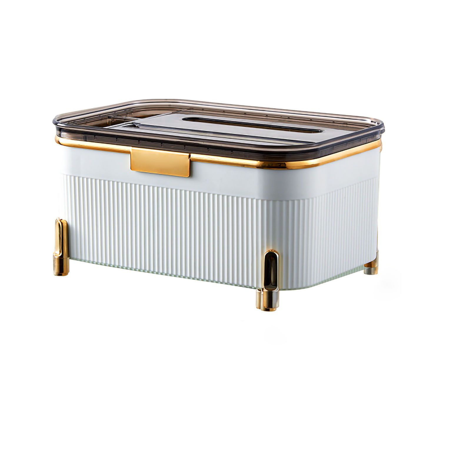 Multifunctional Tissue Box Household Desktop Storage Box Tissue Holder Box for