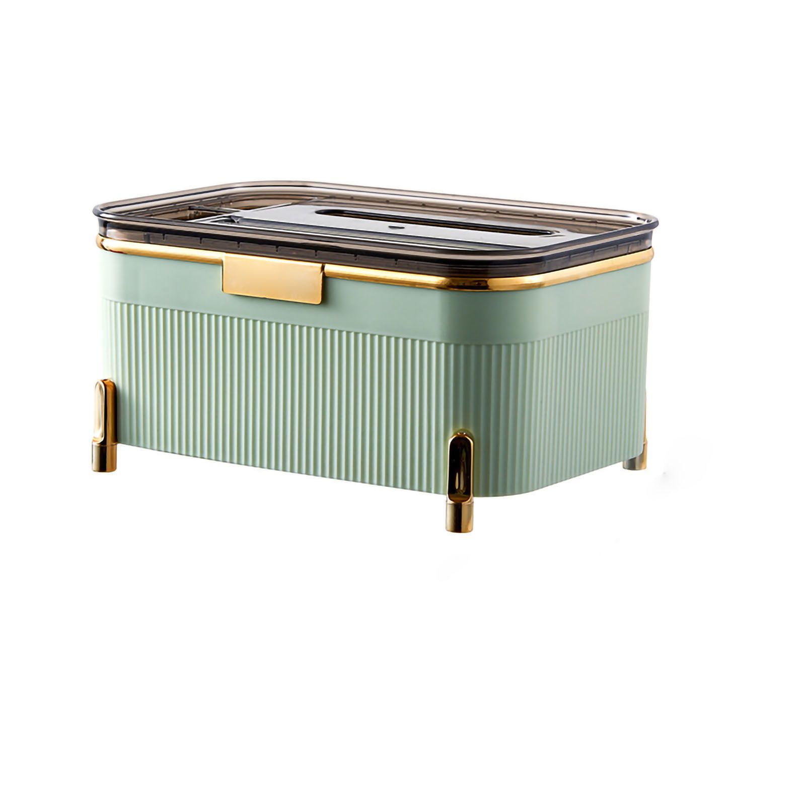Multifunctional Tissue Box Household Desktop Storage Box Tissue Holder Box for