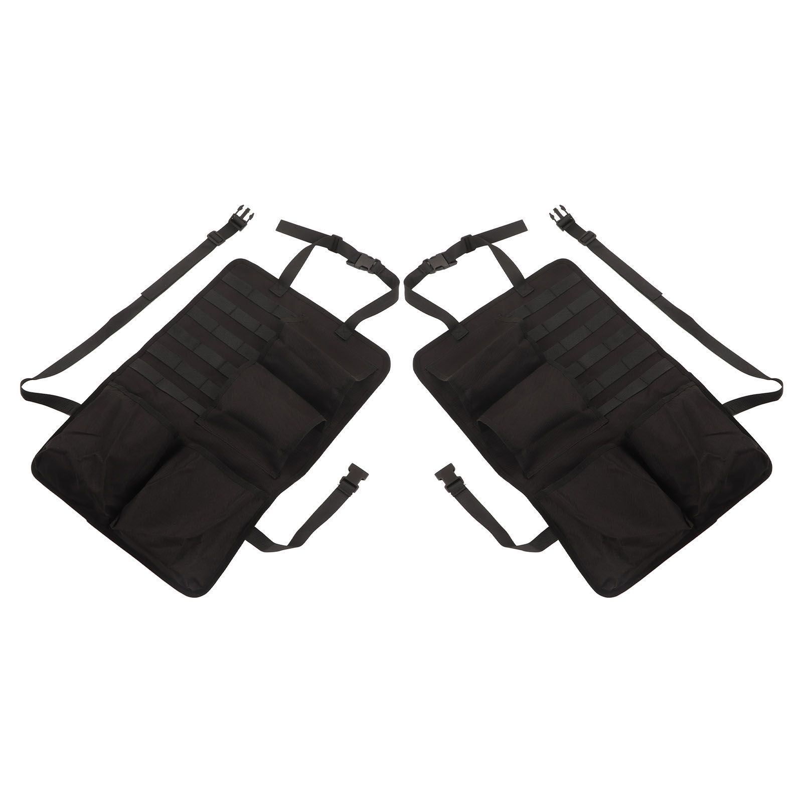 2PCS Auto Seat Organizer Oxford Cloth Waterproof Easy Cleaning Odor Free view 2
