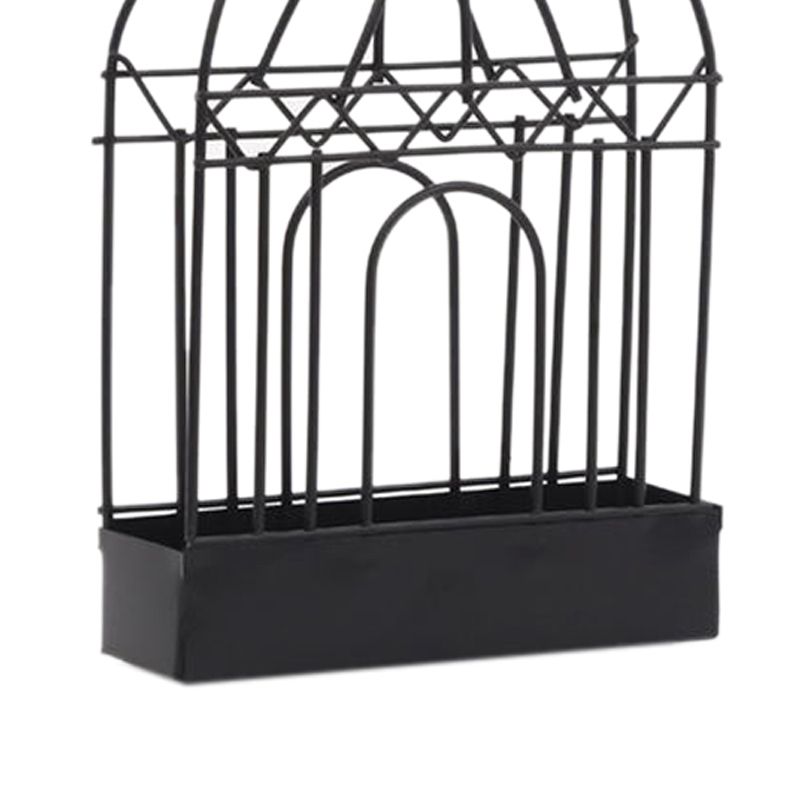 Metal Incense Repellent Holder Suspendable Modern Iron Safe Sandalwood Holder view 3
