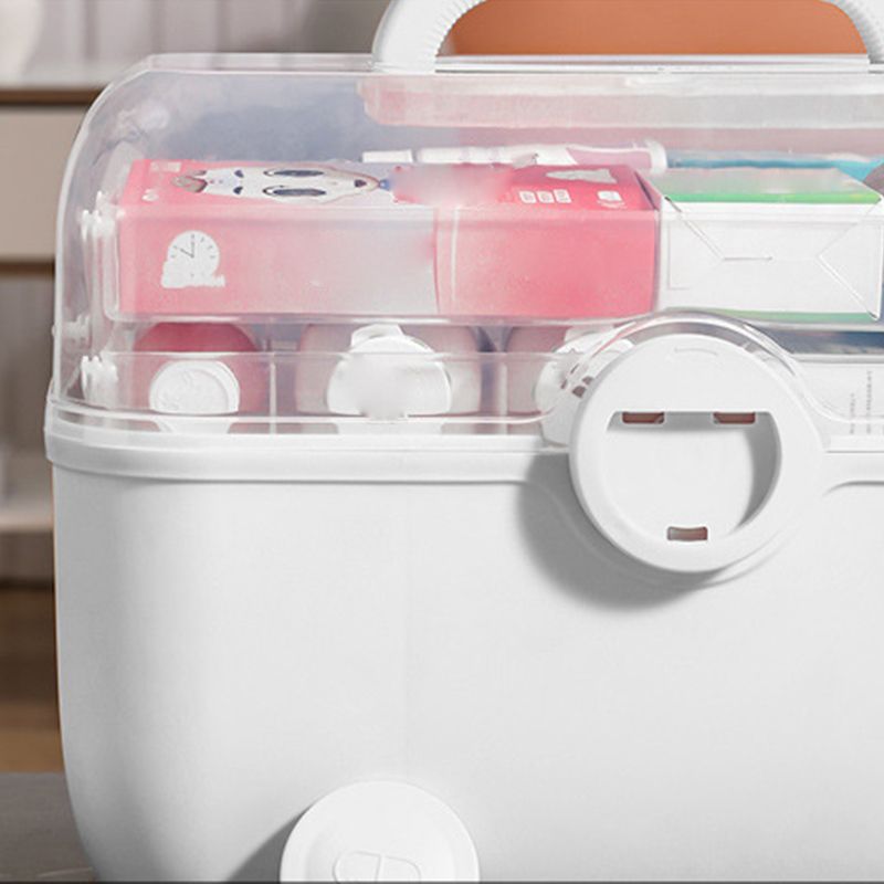 Medicine Storage Box Plastic Multi Layer Large Capacity Medicine Cabinet for view 3