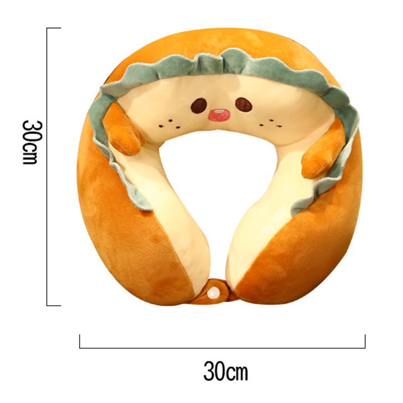 U Shaped Neck Pillow Portable Cute Head Pillow for Office Nap Travel Car view 2