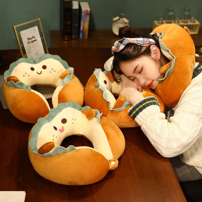 U Shaped Neck Pillow Portable Cute Head Pillow for Office Nap Travel Car view 6