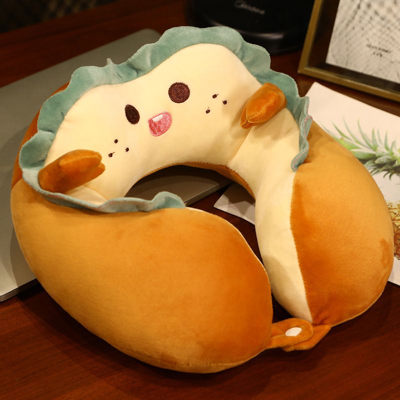U Shaped Neck Pillow Portable Cute Head Pillow for Office Nap Travel Car view 8