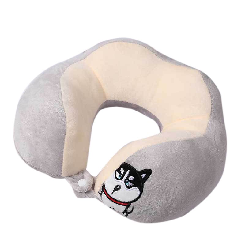 U Shaped Neck Pillow Portable Cute Head Pillow for Office Nap Travel Car