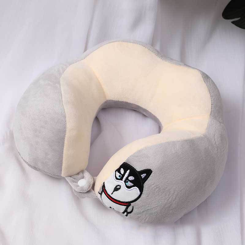 U Shaped Neck Pillow Portable Cute Head Pillow for Office Nap Travel Car view 5
