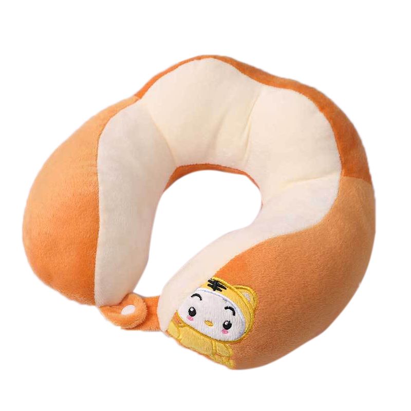 U Shaped Neck Pillow Portable Cute Head Pillow for Office Nap Travel Car
