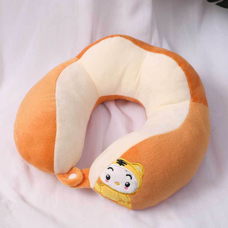 U Shaped Neck Pillow Portable Cute Head Pillow for Office Nap Travel Car view 5
