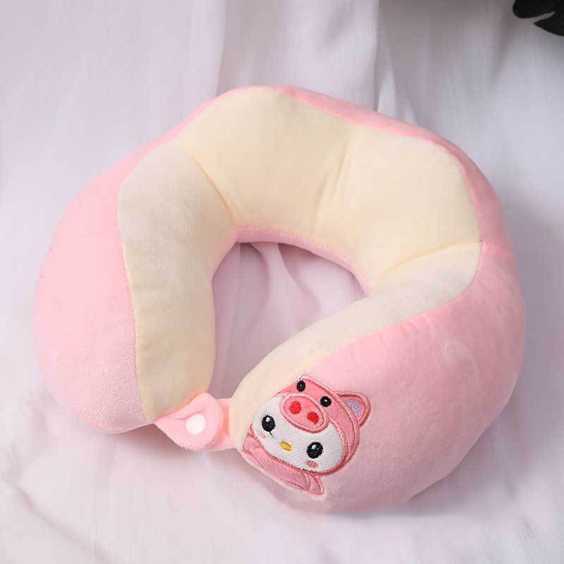 U Shaped Neck Pillow Portable Cute Head Pillow for Office Nap Travel Car view 5