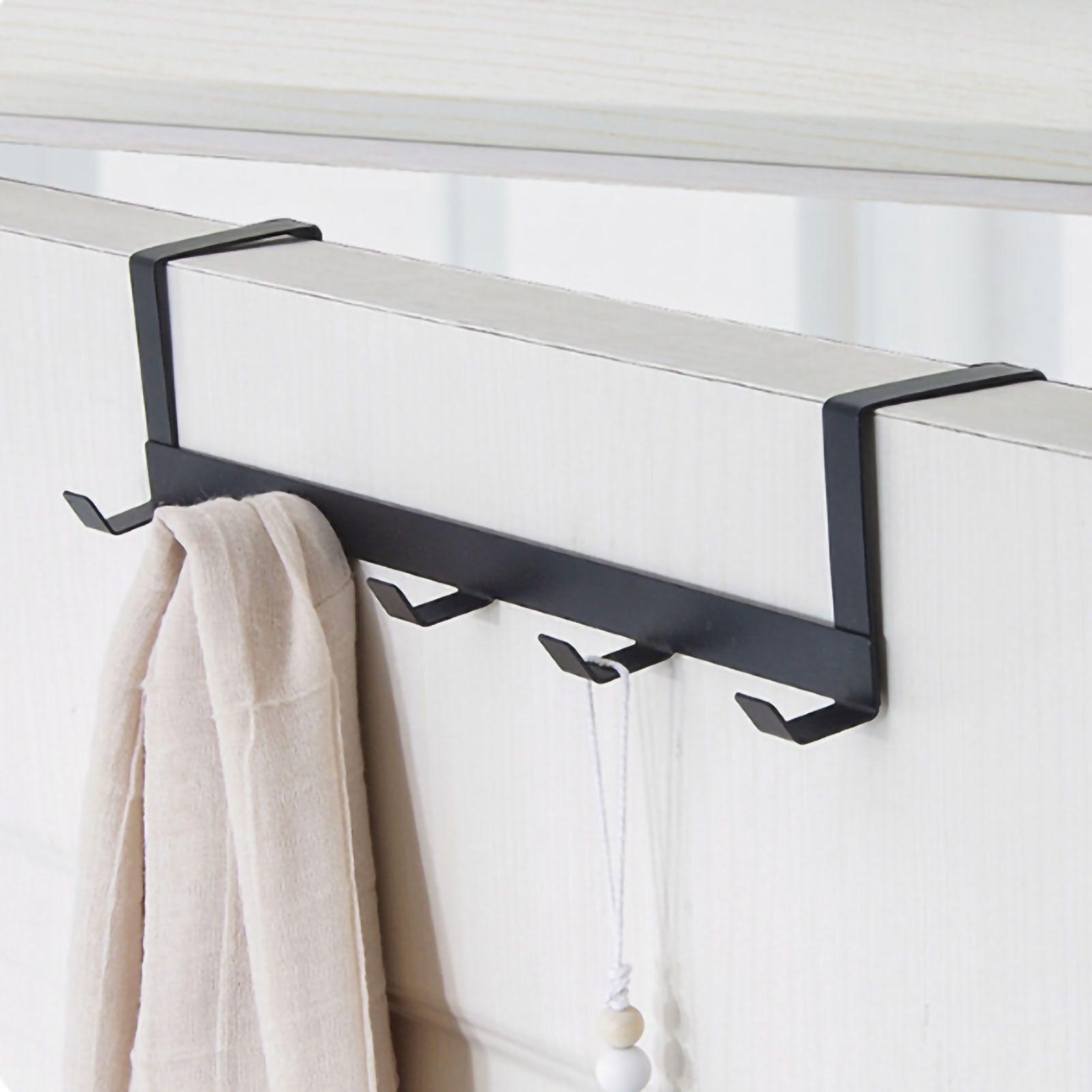 Door Hook Hanger Coat Rack Drill Free for Hanging Clothes Hat Bag Towel view 2