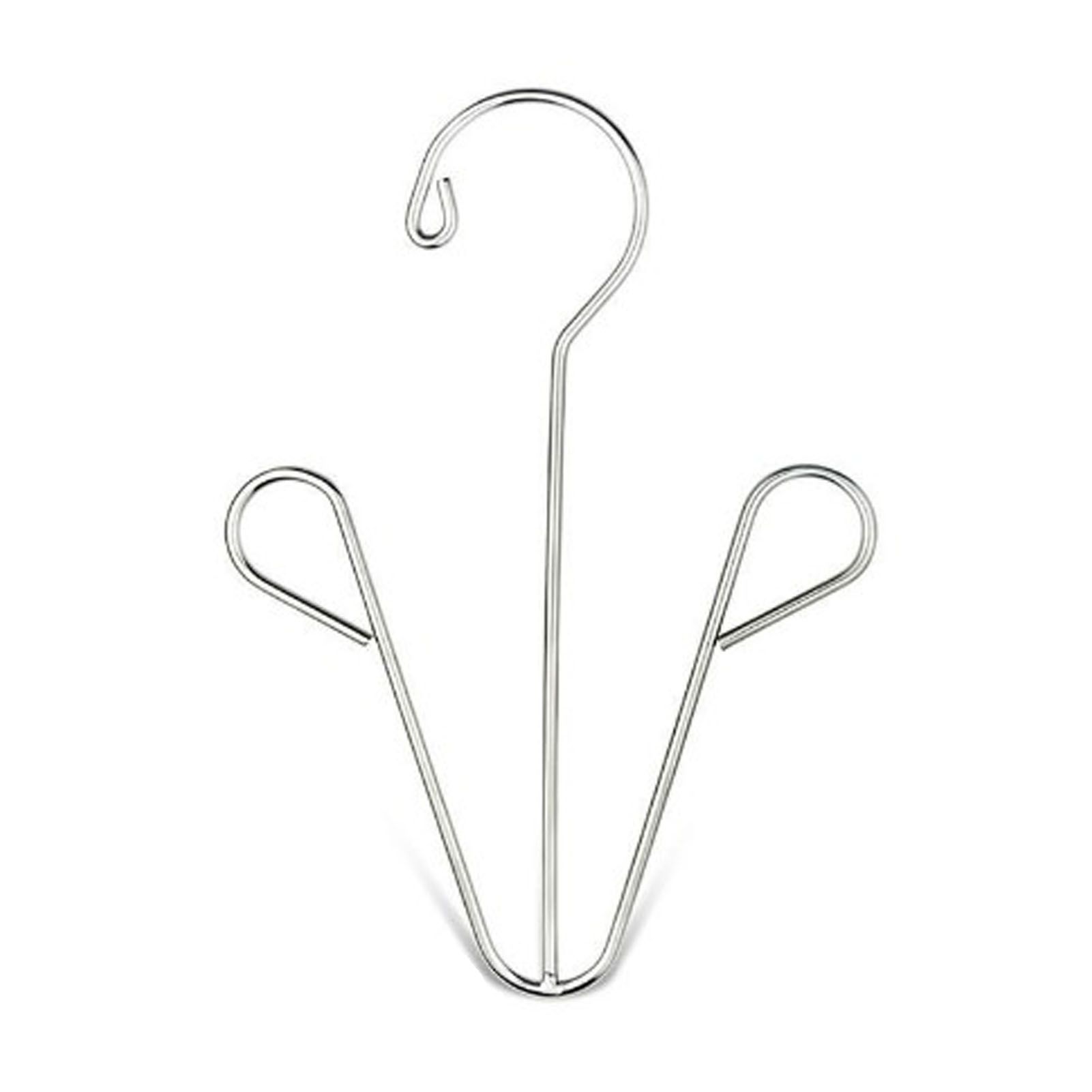 Shoes Hanging Drying Rack Double Hook Stainless Steel Storage Organizer Space