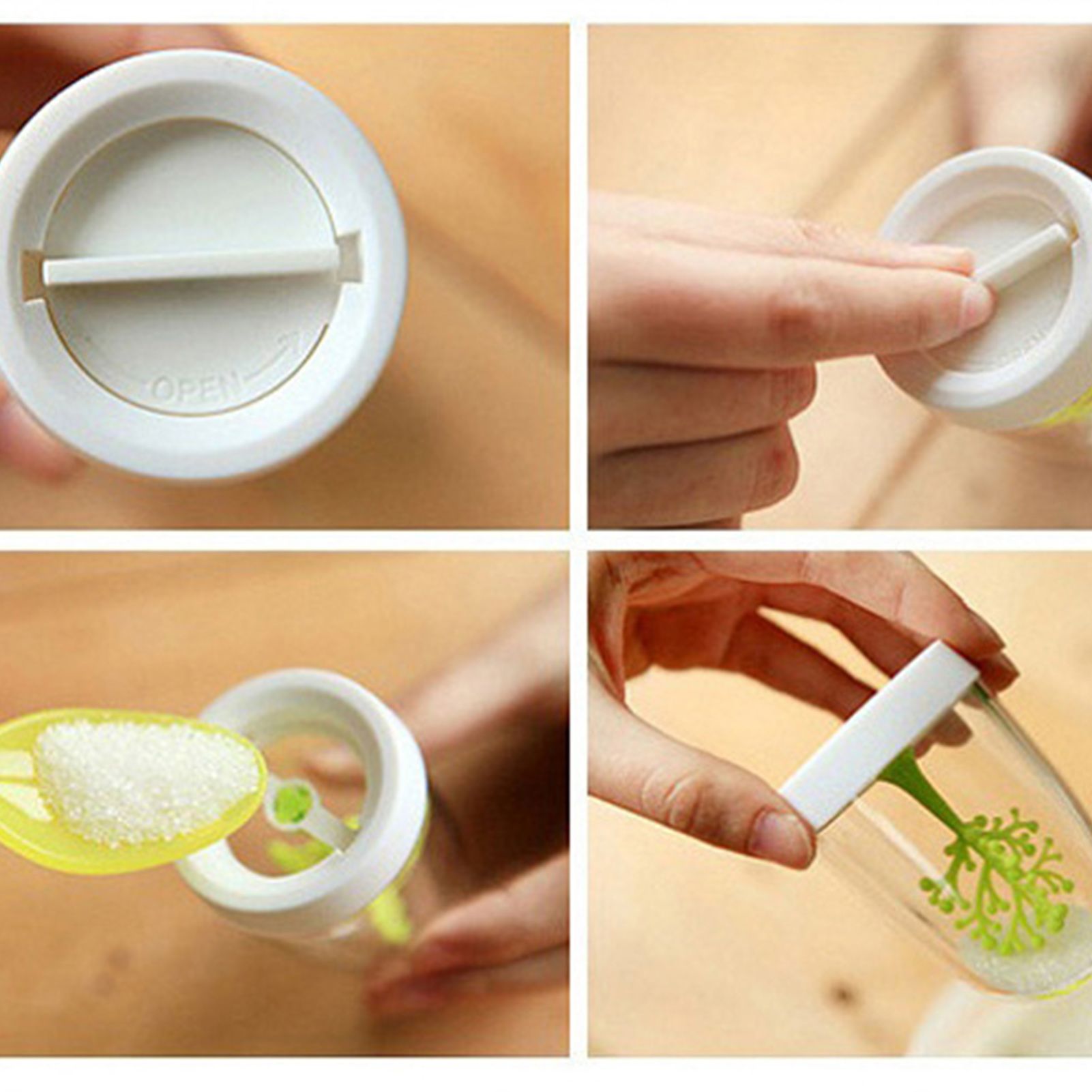 4pcs Seasoning Storage Container Innovative Cute Design Seasoning Shaker view 3