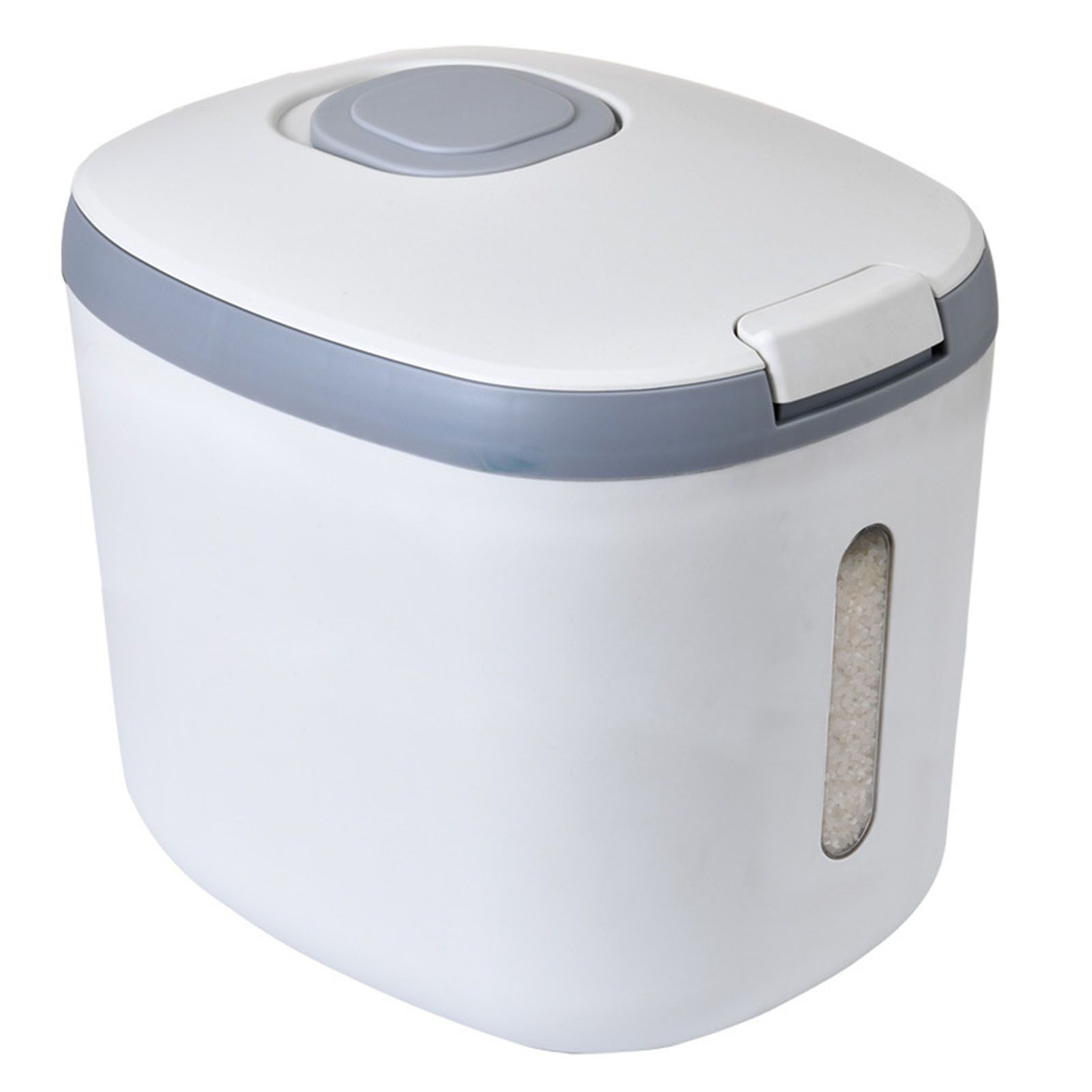Rice Barrel Storage Box House Sealing Strong Bearing Plastic Flour Tank Can