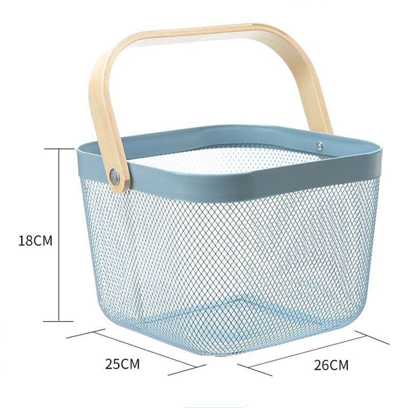 Fruit Colander Metal Material Comfortable Portable Handle Wear Resistant view 2