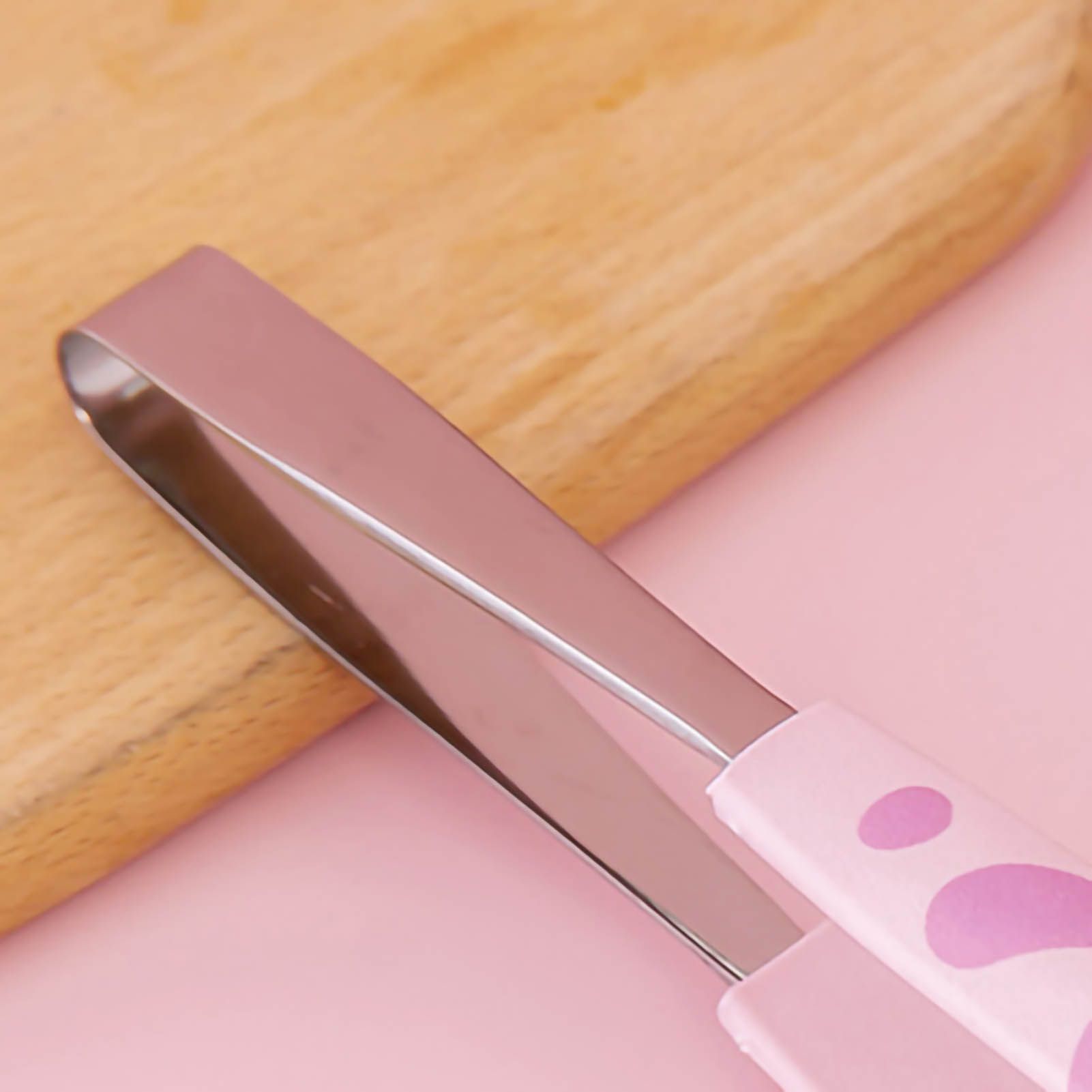 Kitchen Cooking Tong Cute Cat Paw Shape Stainless Steel Small Salad Barbecue view 5