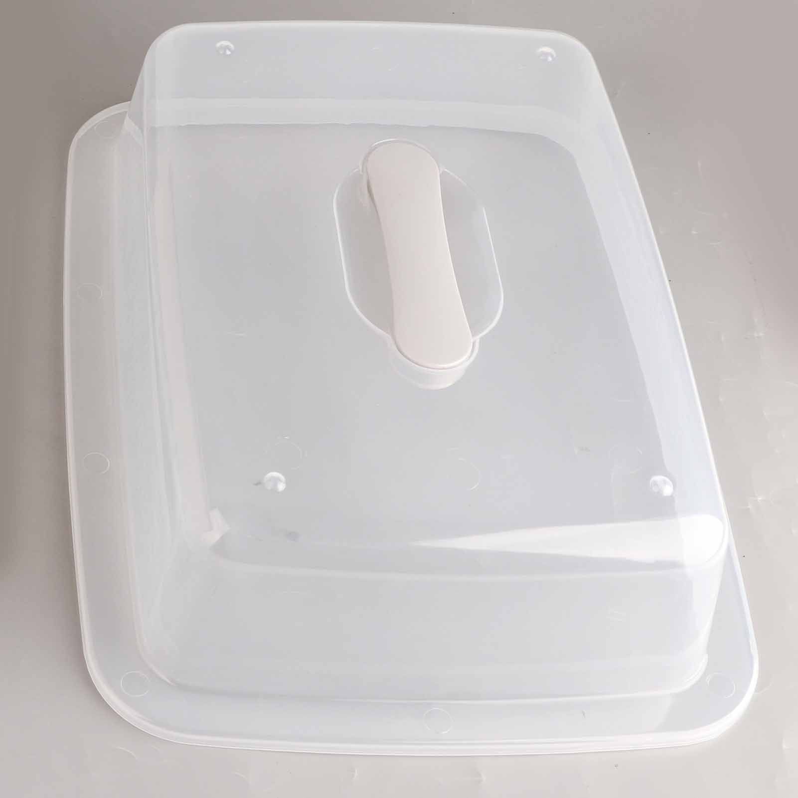Dish Drainer Minimalist Dustproof Space Saving Dish Drying Bowl with Lid for view 15