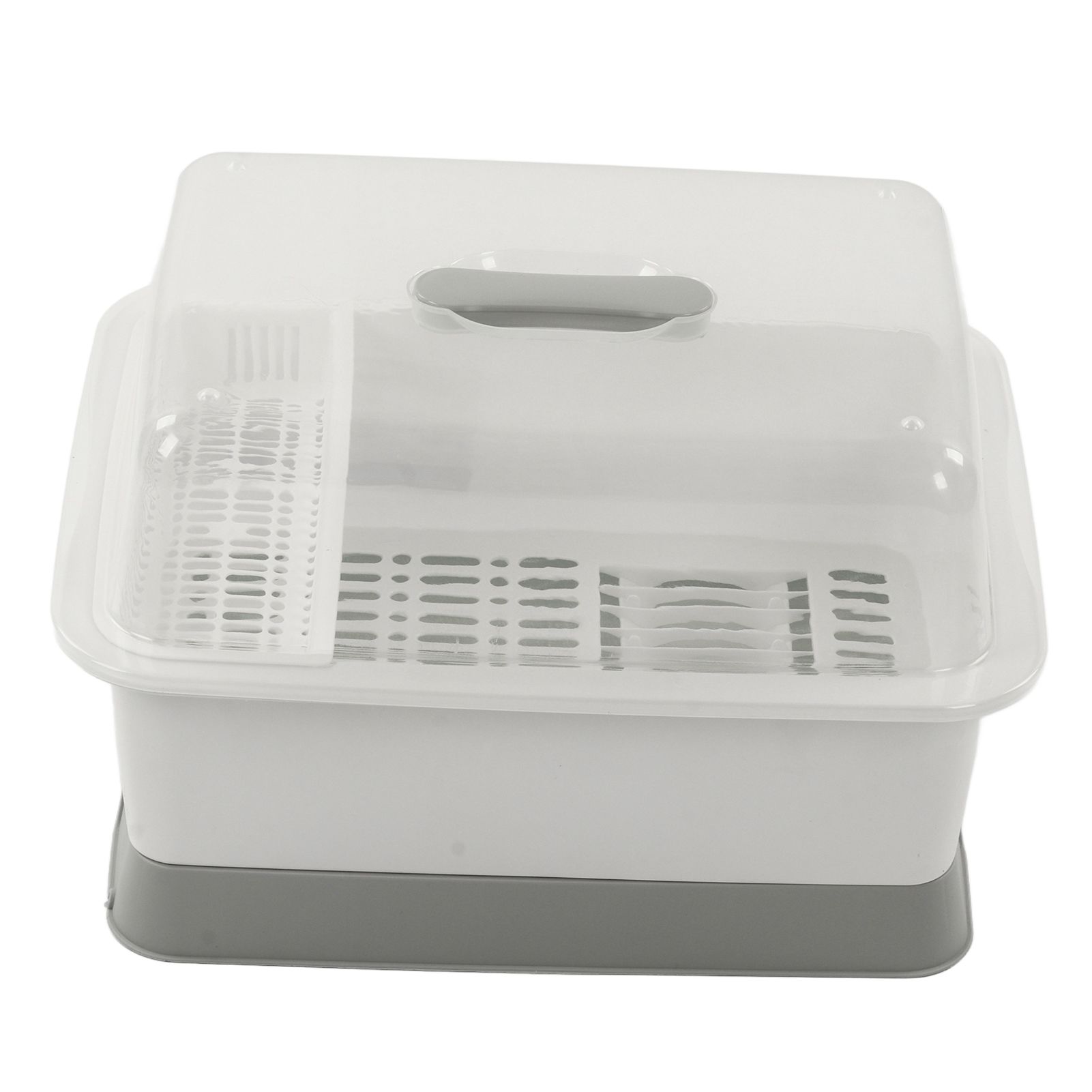 Dish Drainer Minimalist Dustproof Space Saving Dish Drying Bowl with Lid for view 6