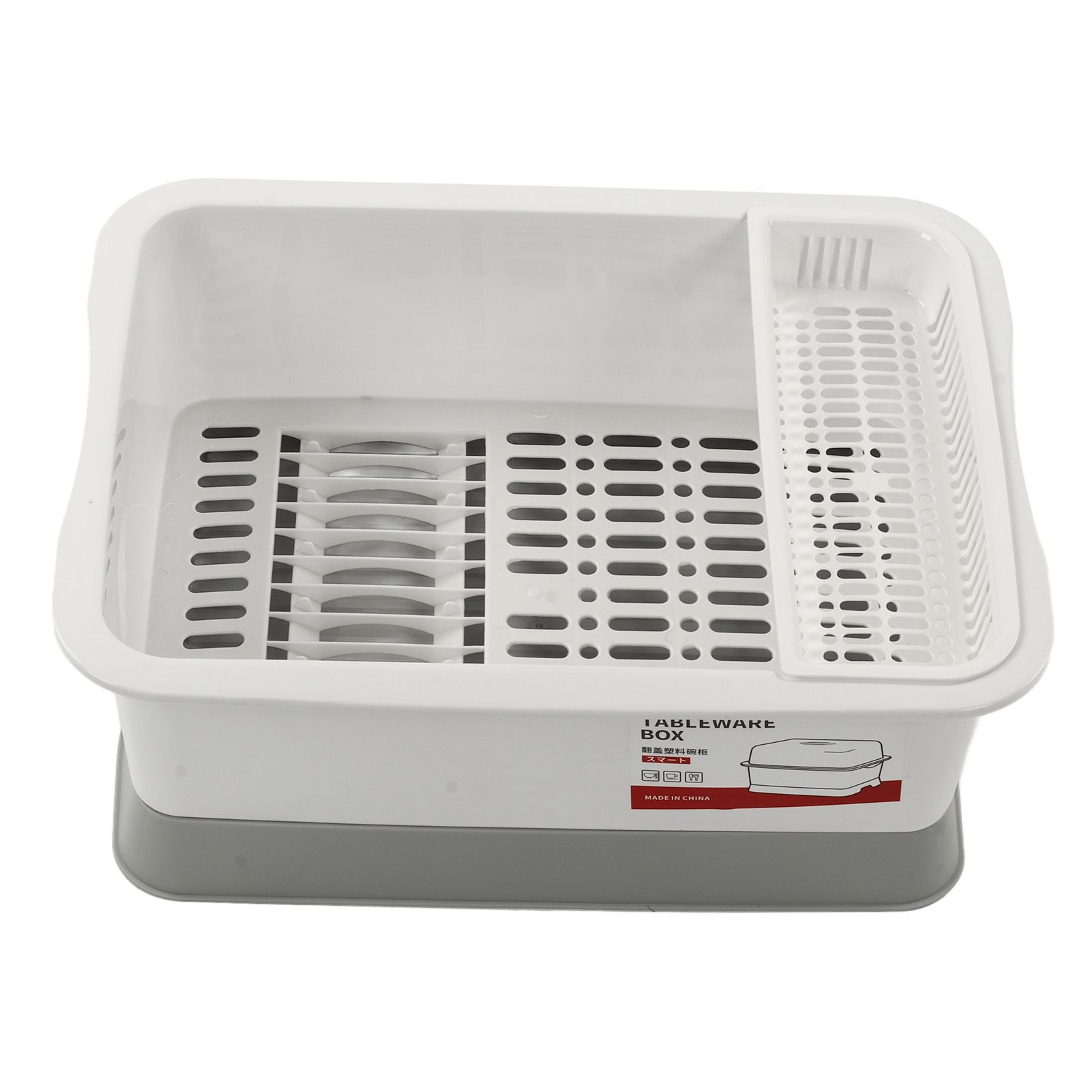 Dish Drainer Minimalist Dustproof Space Saving Dish Drying Bowl with Lid for view 10
