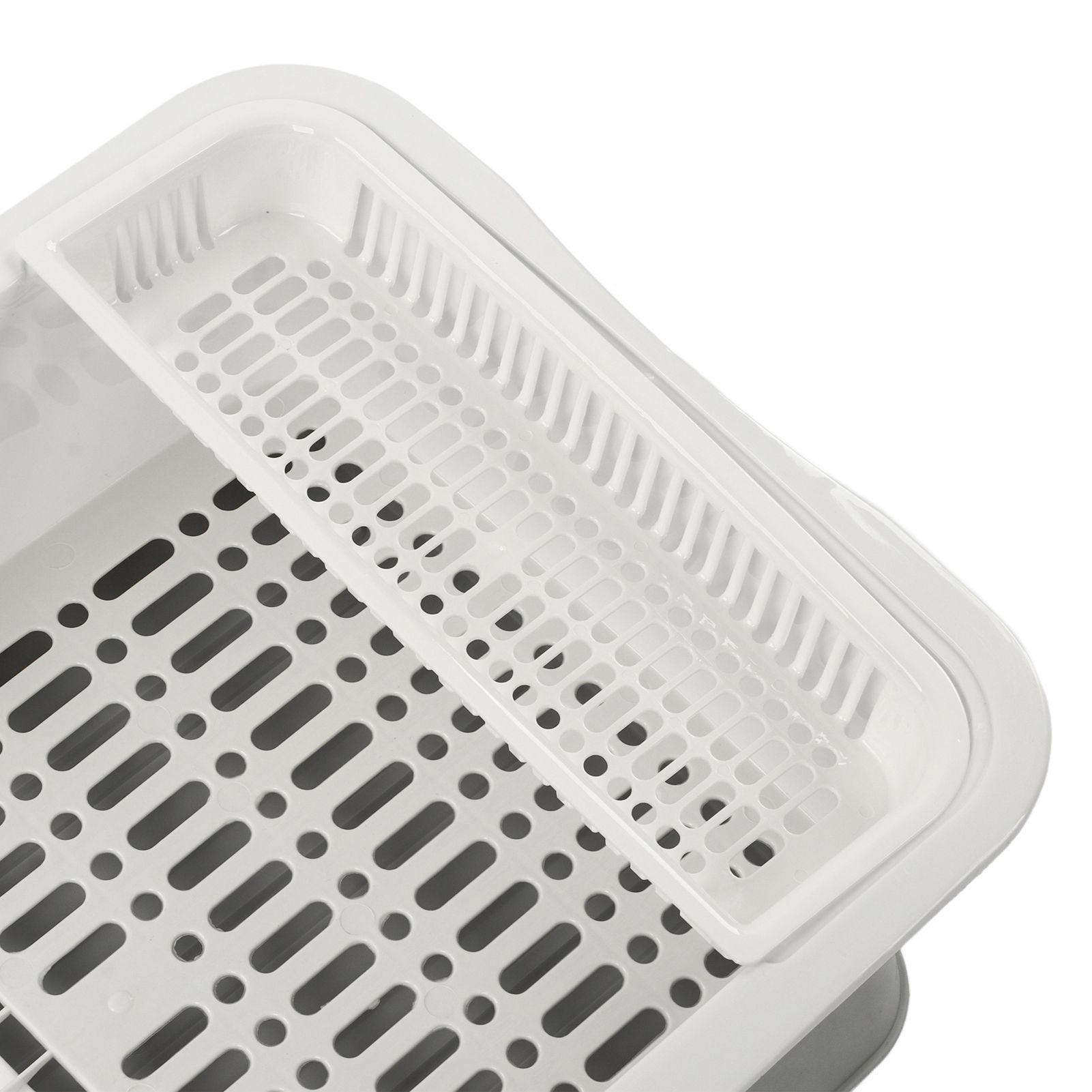 Dish Drainer Minimalist Dustproof Space Saving Dish Drying Bowl with Lid for view 13