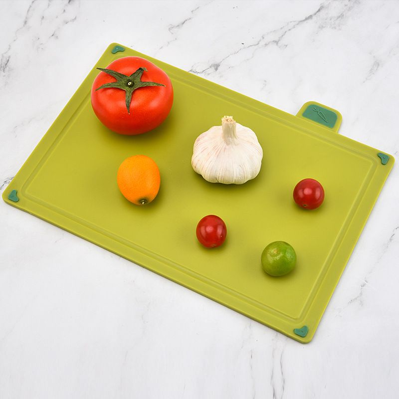 4pcs Food Classification Chopping Boards PP TPR Portable Non Slip Cutting view 4