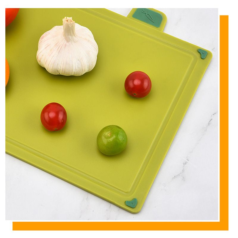 4pcs Food Classification Chopping Boards PP TPR Portable Non Slip Cutting view 5