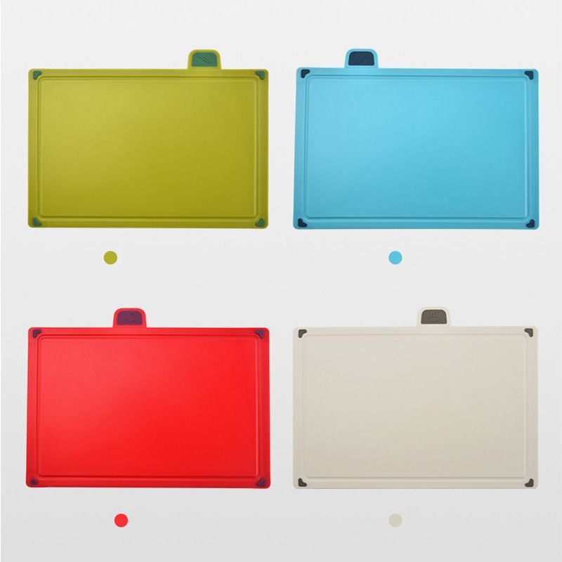 4pcs Food Classification Chopping Boards PP TPR Portable Non Slip Cutting view 4