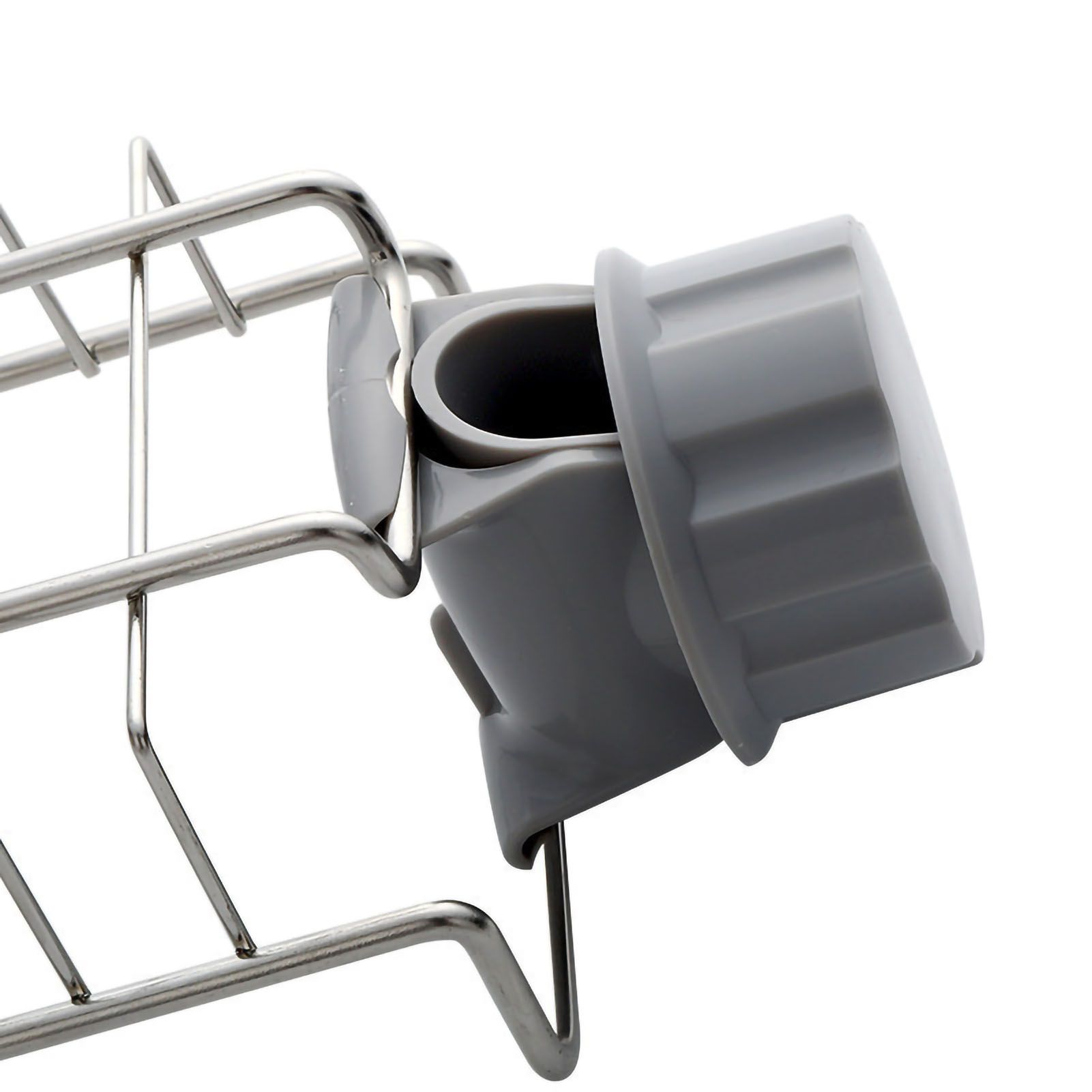 Hanging Faucet Drain Rack Organized Storage Hollow Out Breathable Stainless view 4