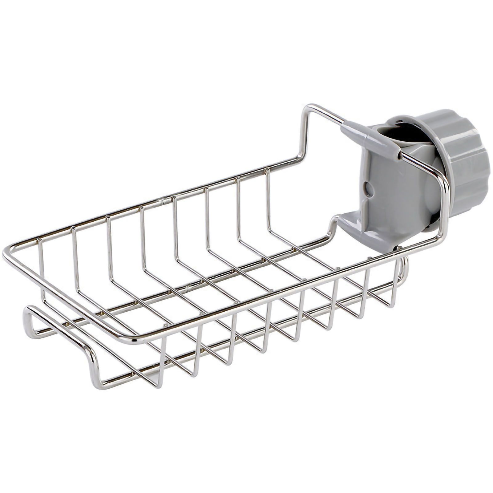 Hanging Faucet Drain Rack Organized Storage Hollow Out Breathable Stainless view 5