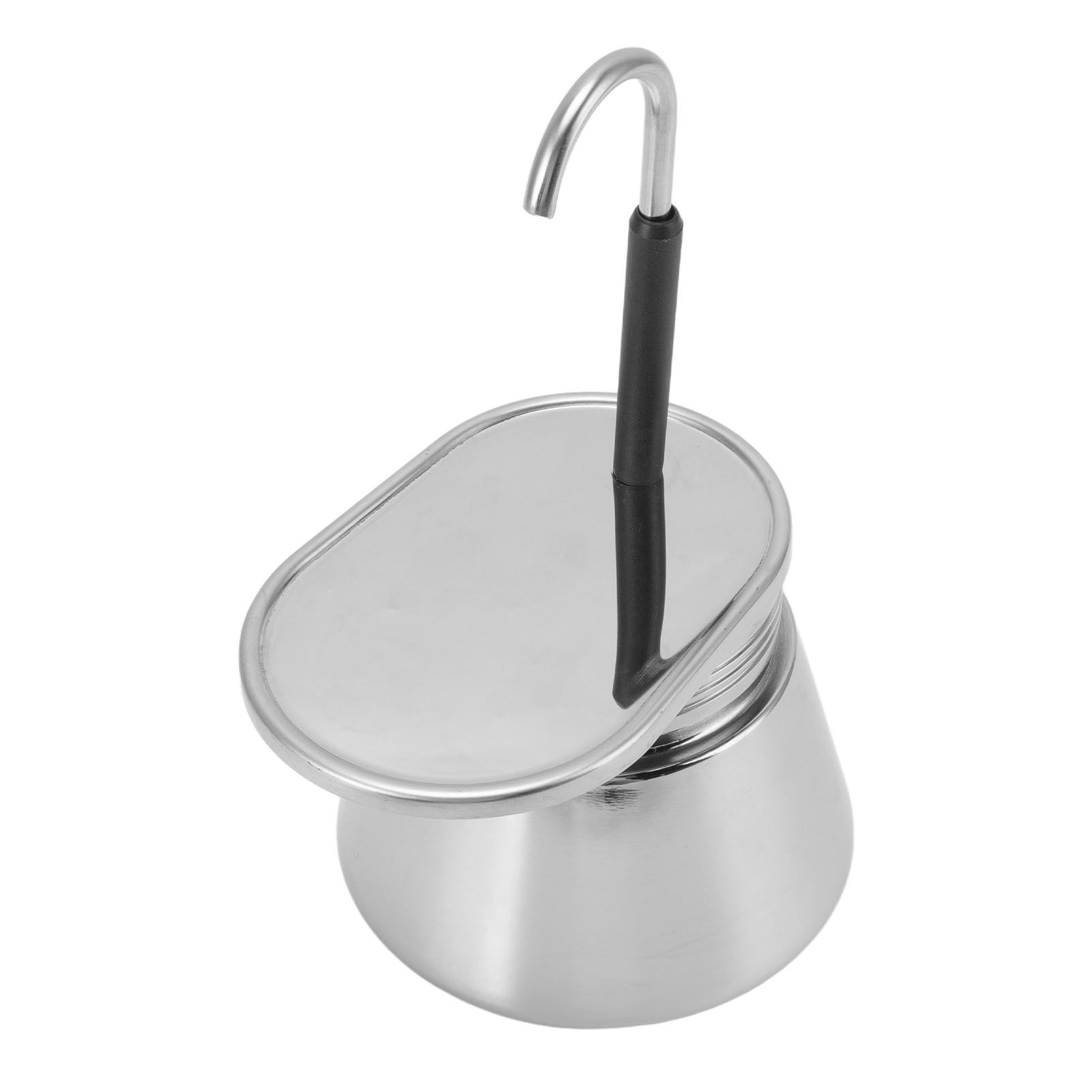 Moka Pot Stainless Steel Italian Type DIY Large Capacity Lightweight Portable view 5