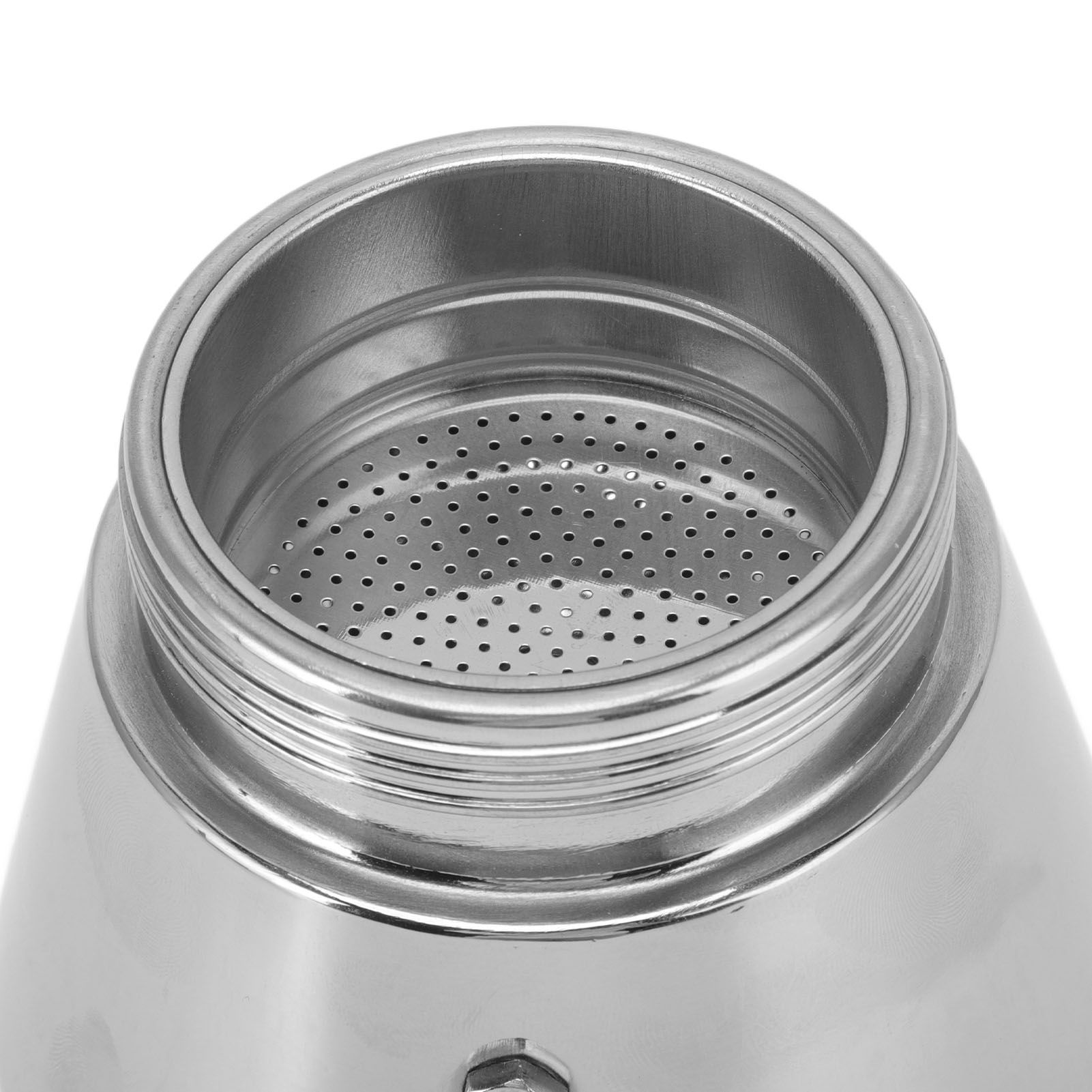 Moka Pot Stainless Steel Italian Type DIY Large Capacity Lightweight Portable view 15