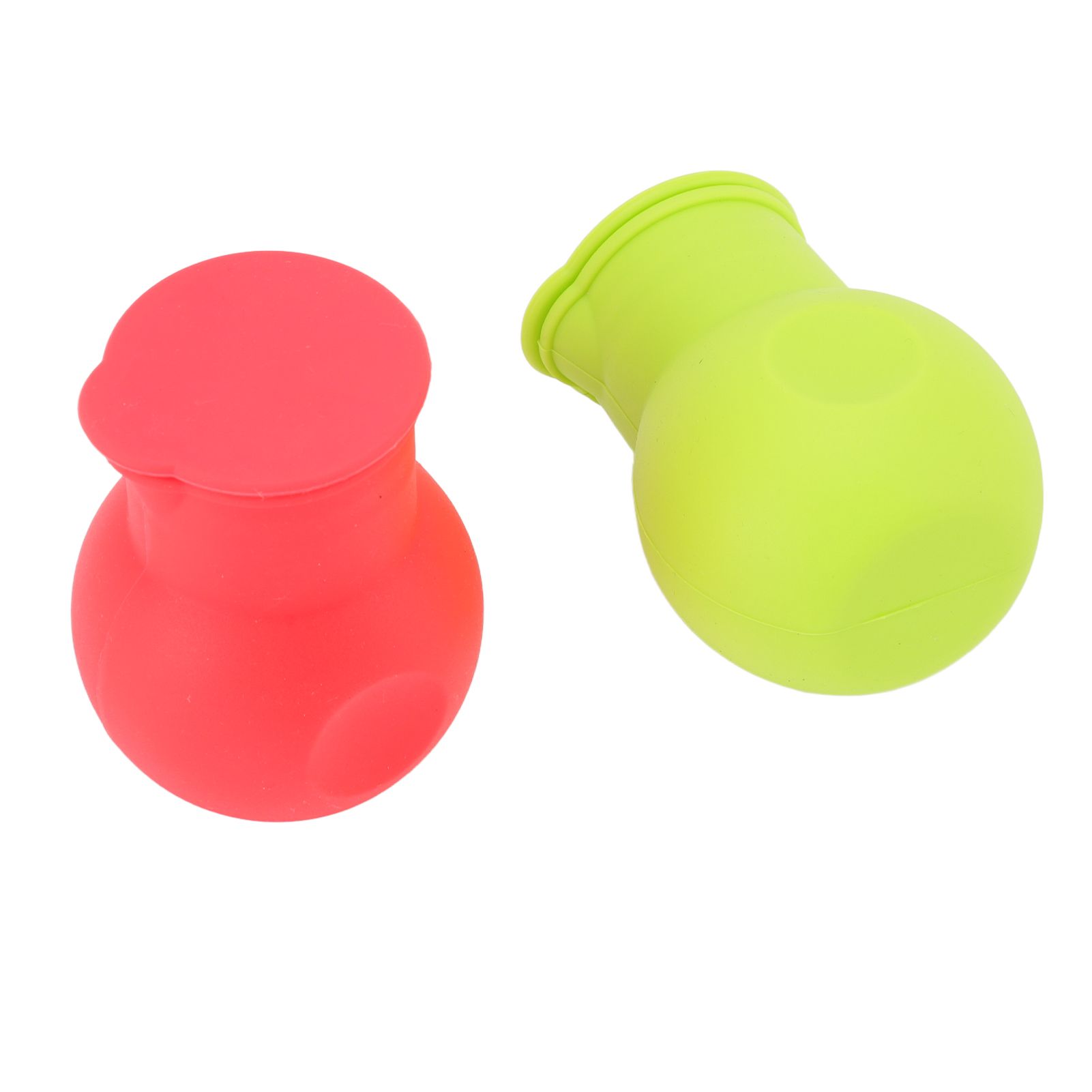 2pcs Silicone Chocolate Heating Pot Red and Green Multifunctional Microwave view 3