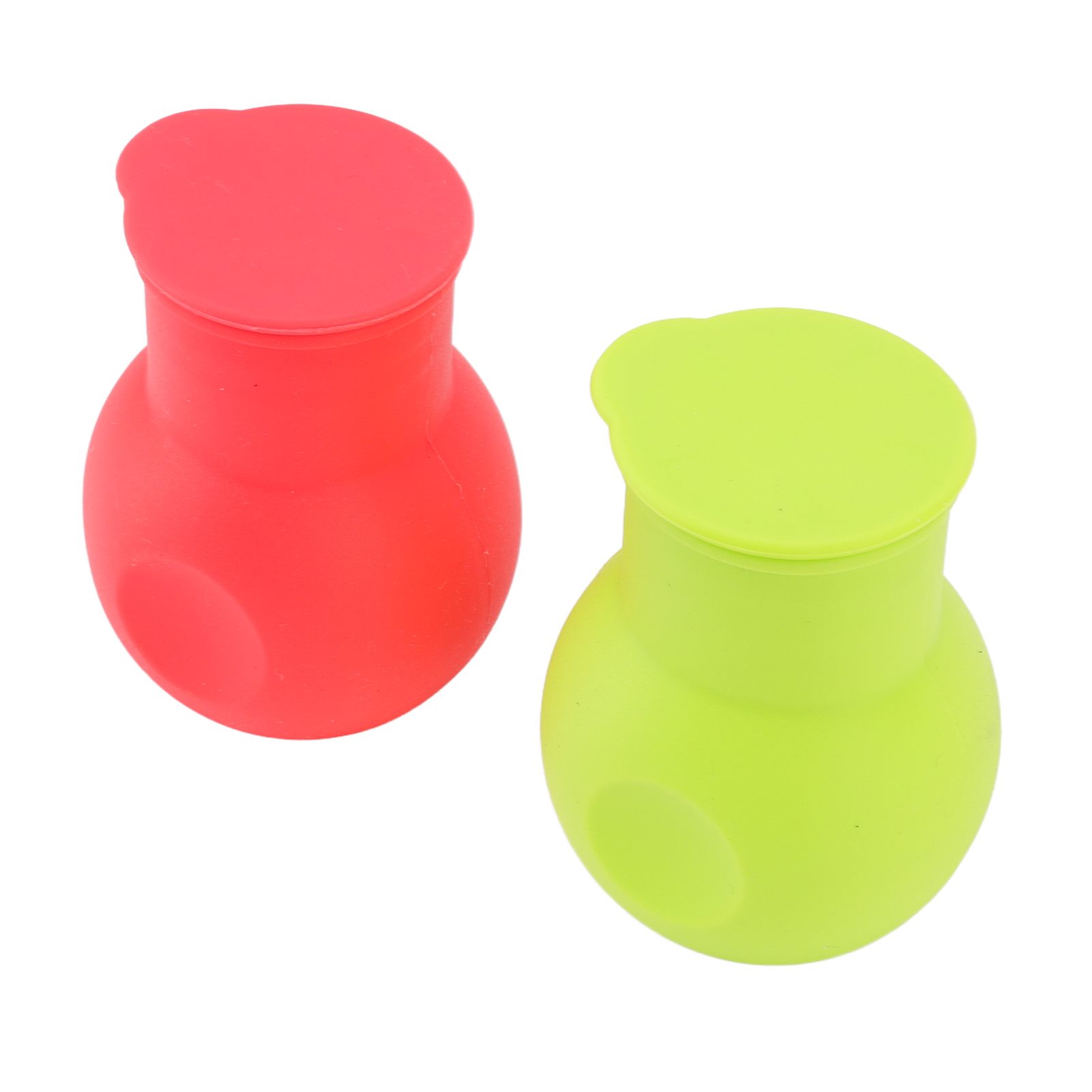 2pcs Silicone Chocolate Heating Pot Red and Green Multifunctional Microwave view 5