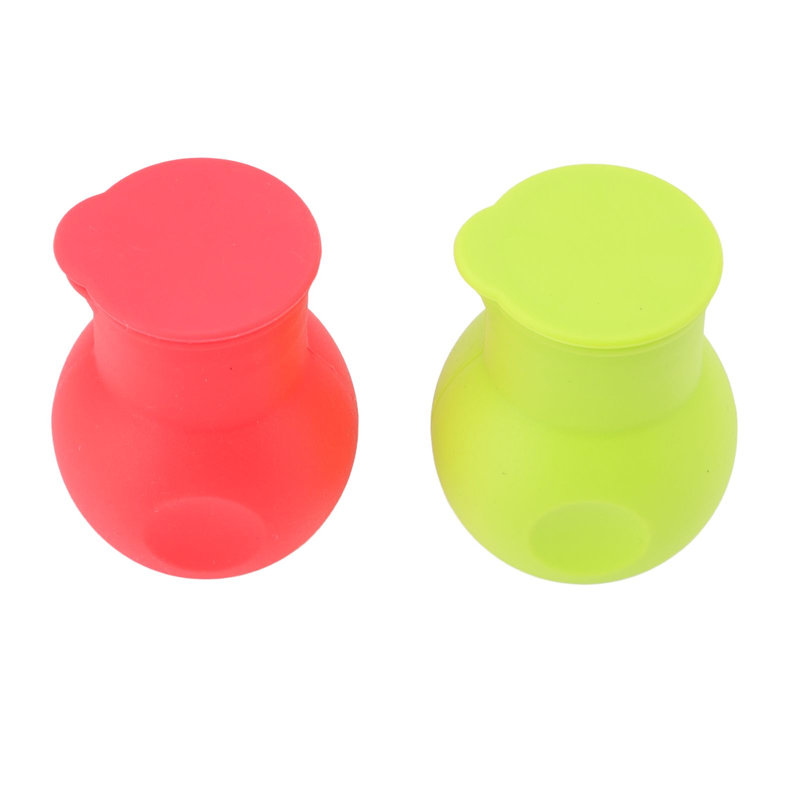 2pcs Silicone Chocolate Heating Pot Red and Green Multifunctional Microwave view 6