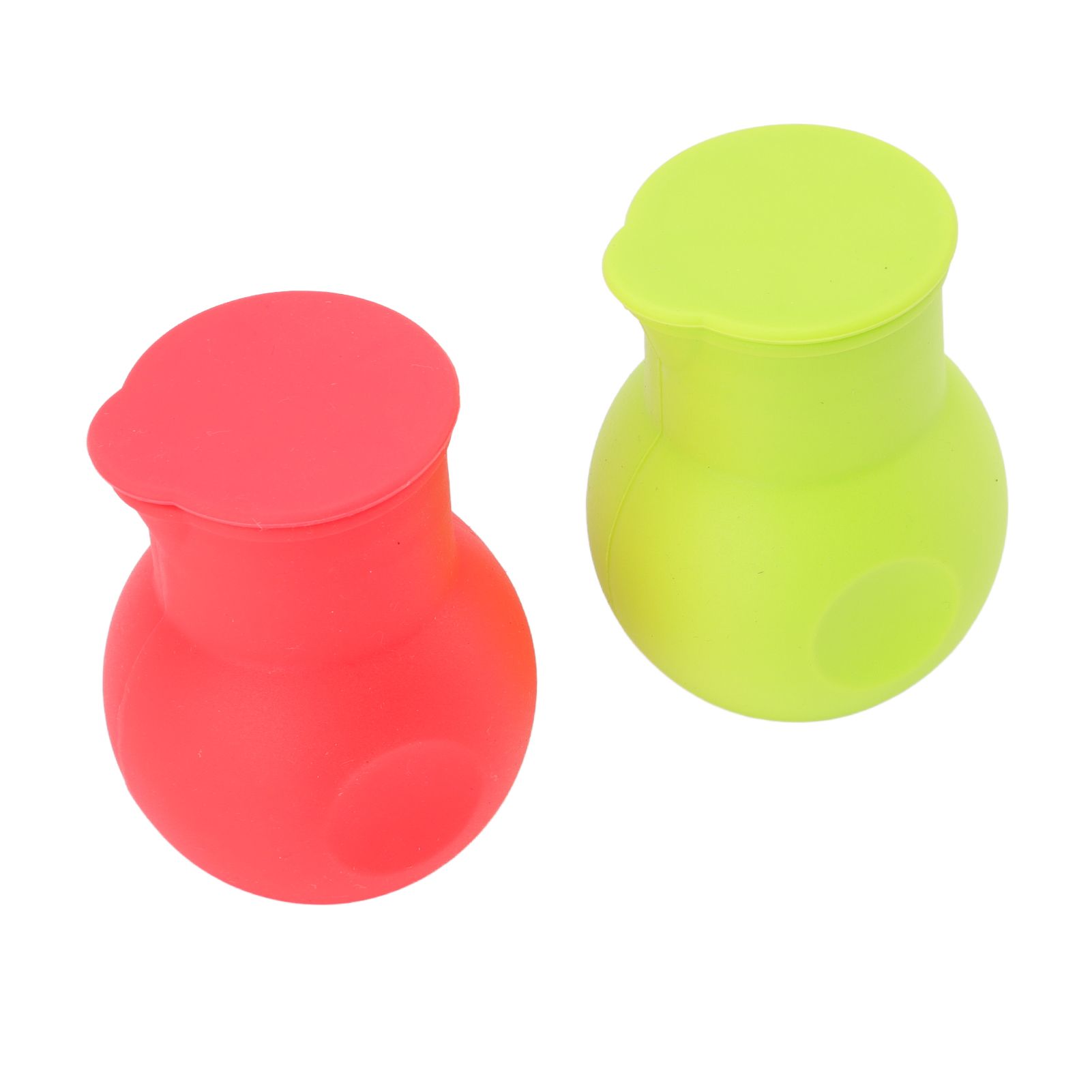 2pcs Silicone Chocolate Heating Pot Red and Green Multifunctional Microwave view 7