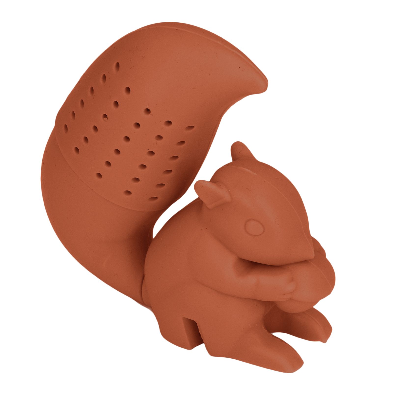Food Grade Silicone Squirrel Shape Tea Strainer Cute Squirrel Shaped Tea
