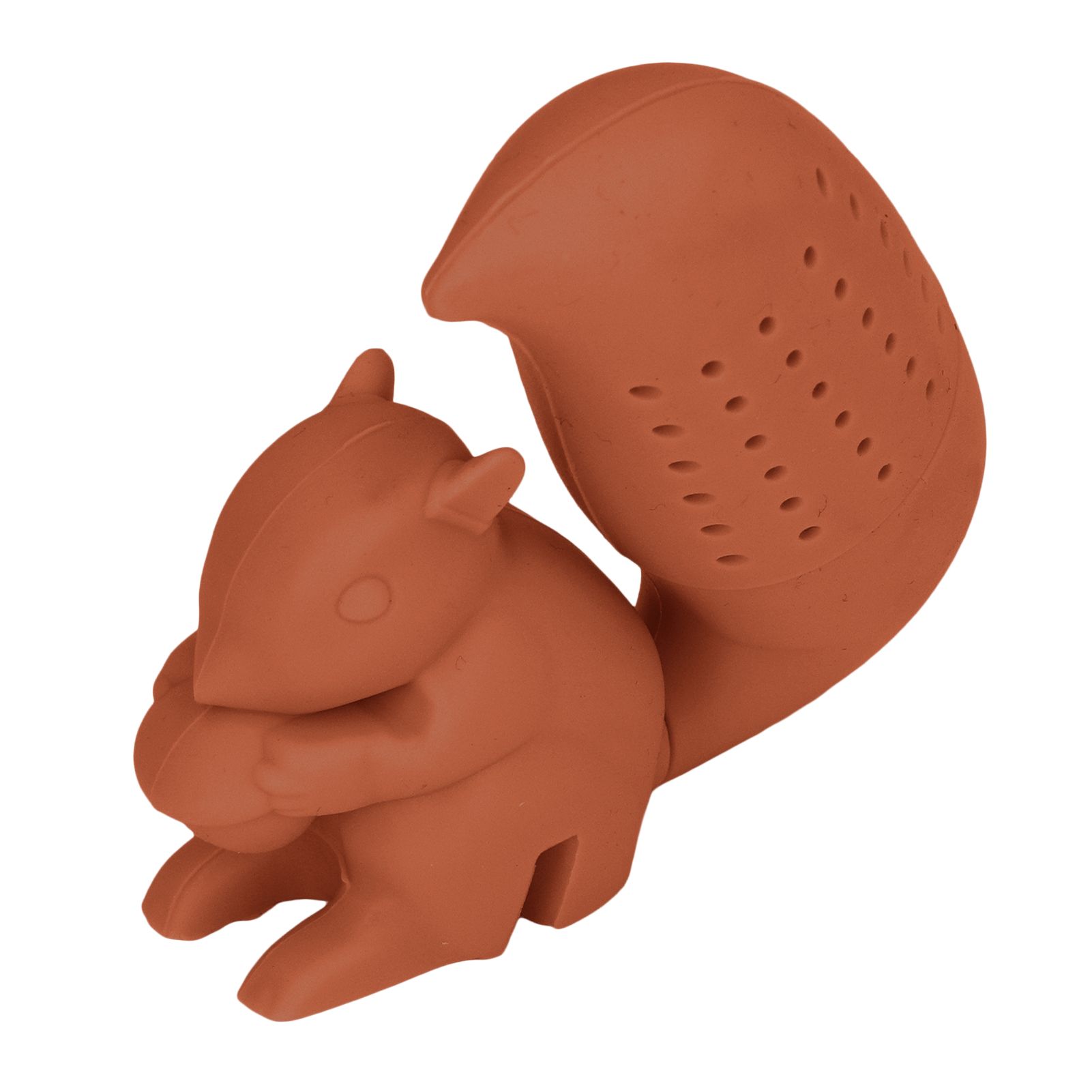 Food Grade Silicone Squirrel Shape Tea Strainer Cute Squirrel Shaped Tea view 2