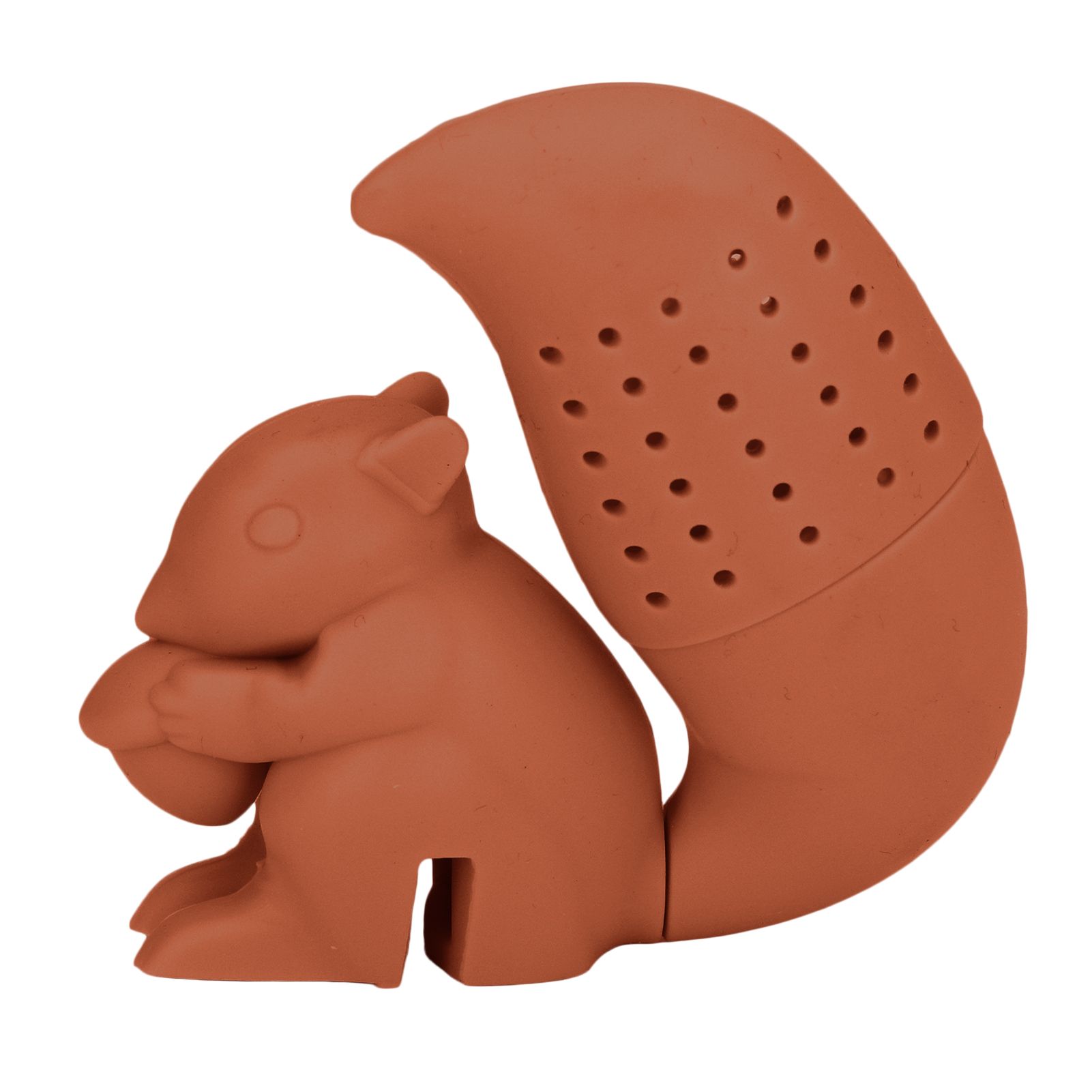 Food Grade Silicone Squirrel Shape Tea Strainer Cute Squirrel Shaped Tea view 3