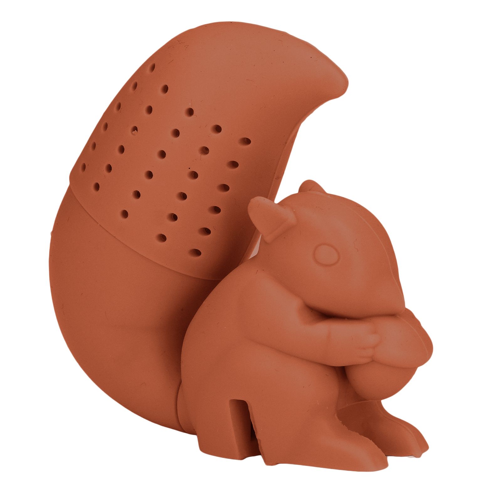 Food Grade Silicone Squirrel Shape Tea Strainer Cute Squirrel Shaped Tea view 4