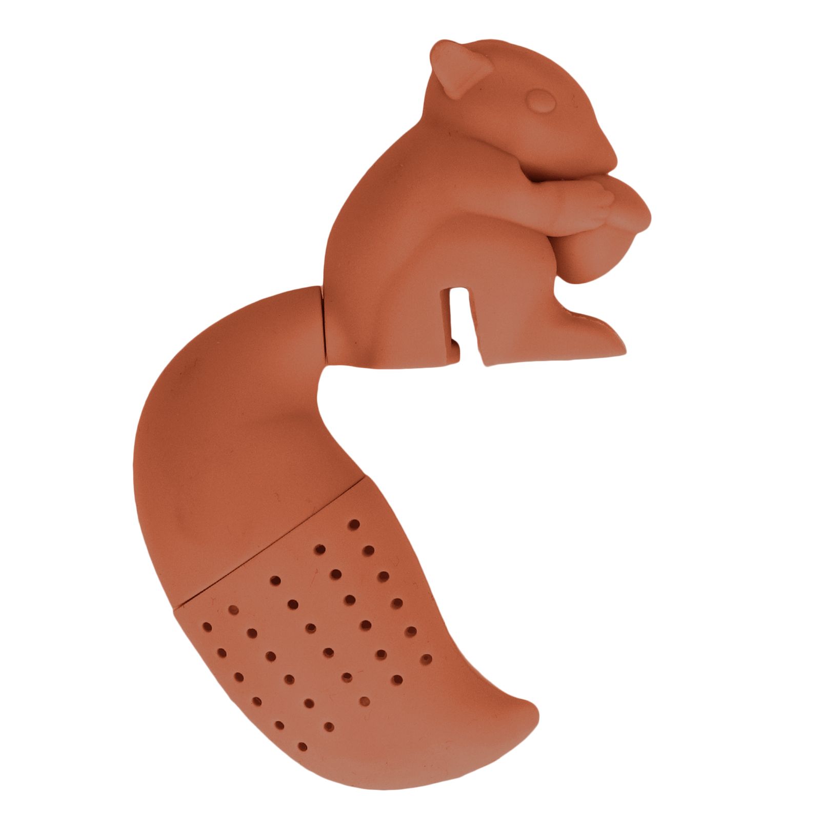 Food Grade Silicone Squirrel Shape Tea Strainer Cute Squirrel Shaped Tea view 5