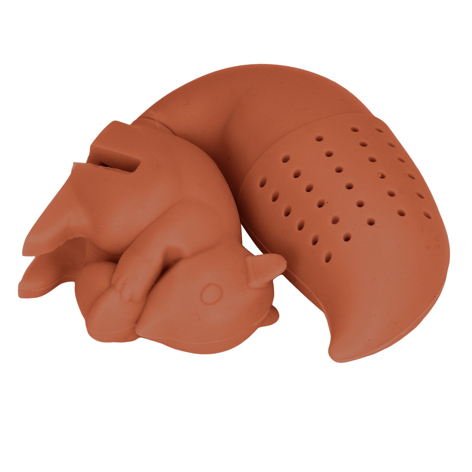 Food Grade Silicone Squirrel Shape Tea Strainer Cute Squirrel Shaped Tea view 7
