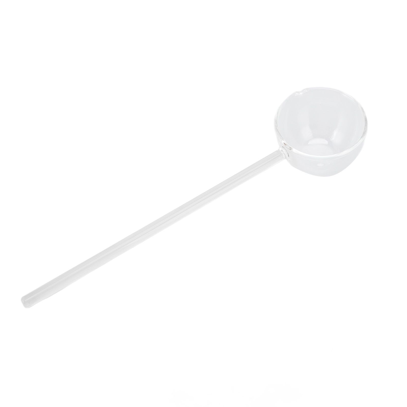 Glass Stirring Spoon High Temperature Resistance Simple 100ML Mixing Spoon
